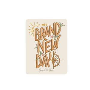 Brand New Day Rectangle Sticker