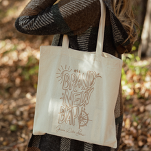 Load image into Gallery viewer, Brand New Day Tote Bag (Natural)